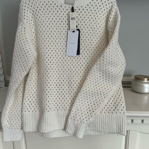 Varley Cream Knit Sweater